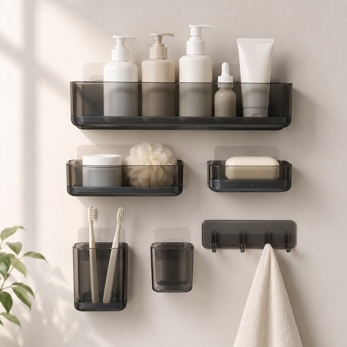 Bathroom Wall Shelf Organizer